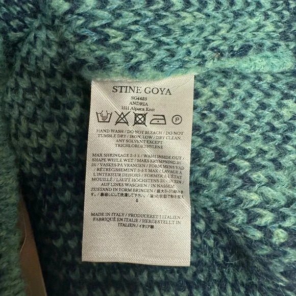 NWT $245 Stine Goya Andria Alpaca Knit Skirt - Checkered High-Rise Mini Skirt - Picture 8 of 8